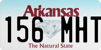 AR license plate 156MHT