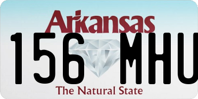 AR license plate 156MHU