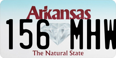 AR license plate 156MHW