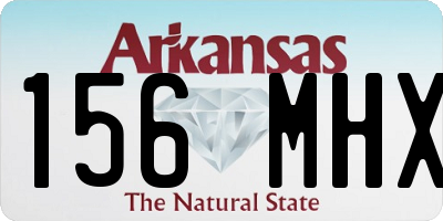 AR license plate 156MHX
