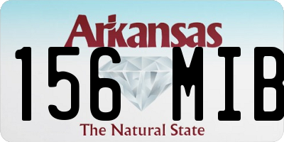 AR license plate 156MIB
