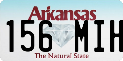 AR license plate 156MIH