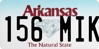 AR license plate 156MIK