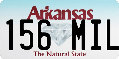 AR license plate 156MIL
