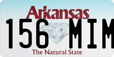 AR license plate 156MIM
