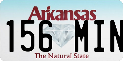 AR license plate 156MIN