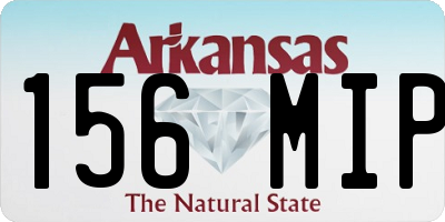 AR license plate 156MIP