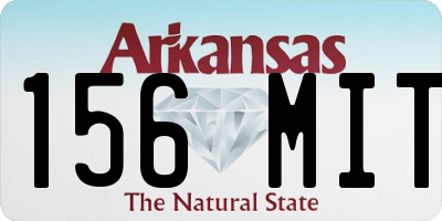 AR license plate 156MIT