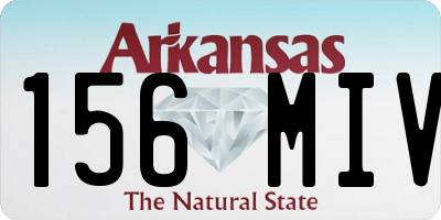 AR license plate 156MIV