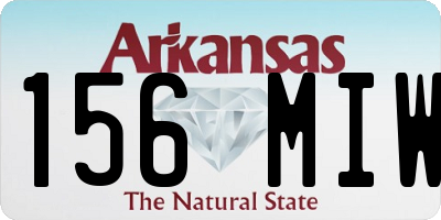 AR license plate 156MIW