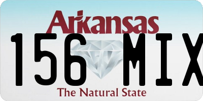 AR license plate 156MIX
