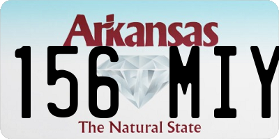 AR license plate 156MIY