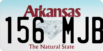 AR license plate 156MJB