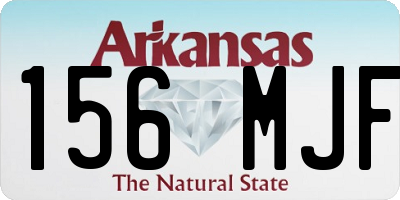 AR license plate 156MJF