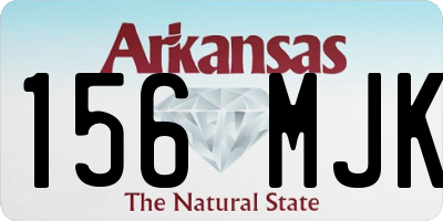 AR license plate 156MJK