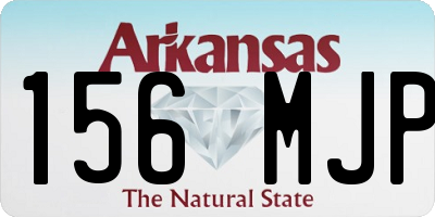 AR license plate 156MJP