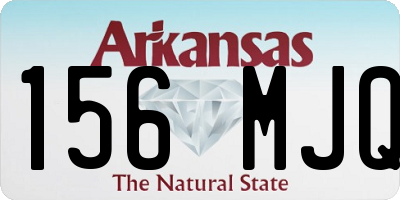 AR license plate 156MJQ