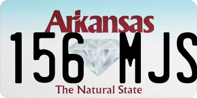 AR license plate 156MJS