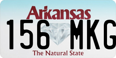 AR license plate 156MKG