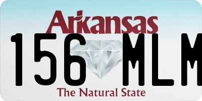 AR license plate 156MLM