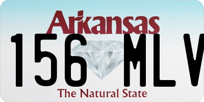 AR license plate 156MLV