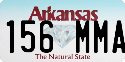 AR license plate 156MMA