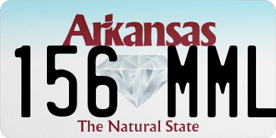 AR license plate 156MML