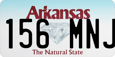 AR license plate 156MNJ