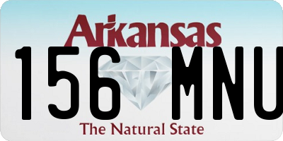 AR license plate 156MNU