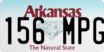 AR license plate 156MPG
