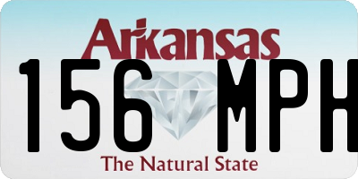 AR license plate 156MPH
