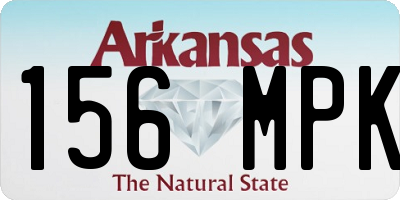 AR license plate 156MPK
