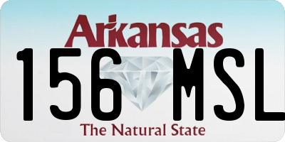 AR license plate 156MSL