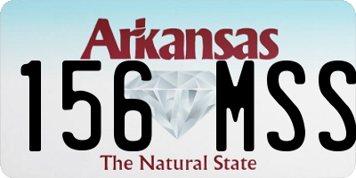 AR license plate 156MSS