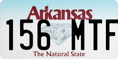 AR license plate 156MTF