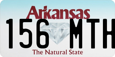 AR license plate 156MTH
