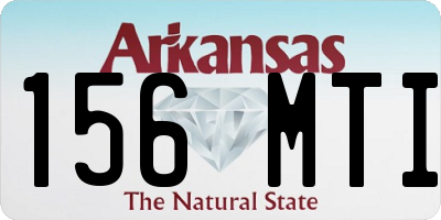 AR license plate 156MTI