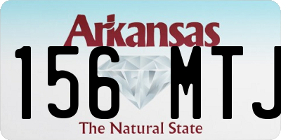 AR license plate 156MTJ