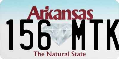 AR license plate 156MTK