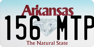 AR license plate 156MTP
