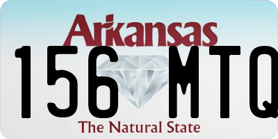 AR license plate 156MTQ
