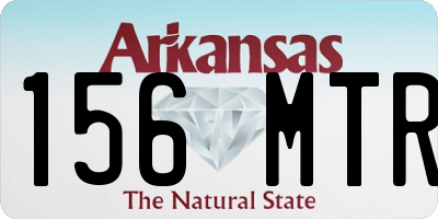 AR license plate 156MTR