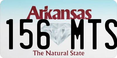 AR license plate 156MTS