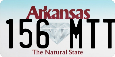 AR license plate 156MTT