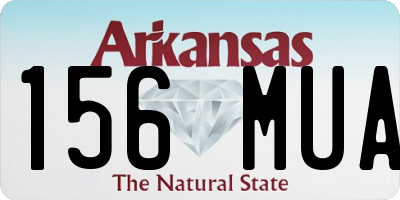 AR license plate 156MUA