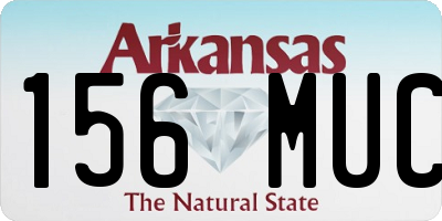 AR license plate 156MUC