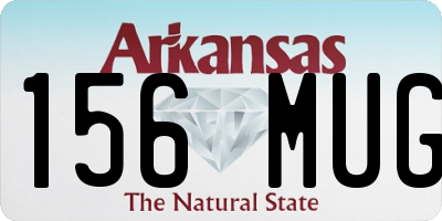 AR license plate 156MUG