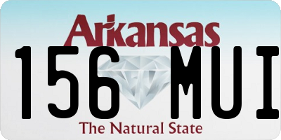 AR license plate 156MUI