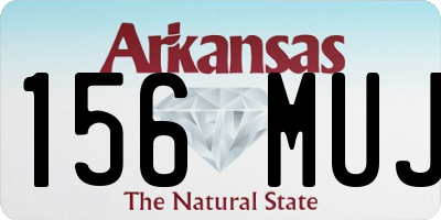 AR license plate 156MUJ
