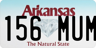 AR license plate 156MUM